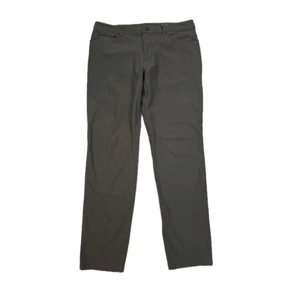 7 Diamonds Infinity 7-Pocket Pants Mens 36x32 Gray Performance Stretch Chino